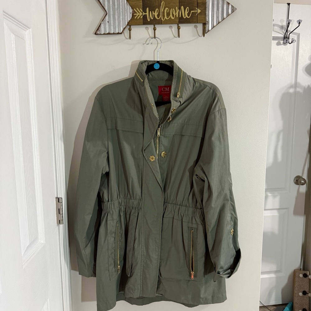 Ciao Milano Sage Utility Jacket for Women Size Large